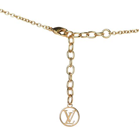 louis vuitton 18k gold necklace|14k louis vuitton necklace.